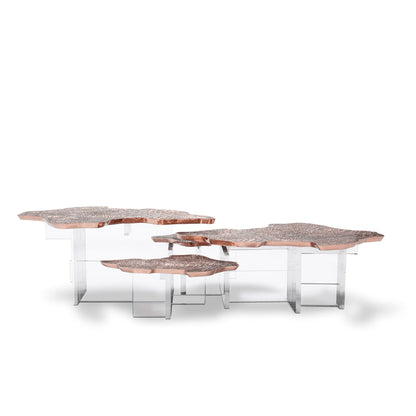 Monet - Low Metal/Wood coffee table by Boca Do Lobo #Copper