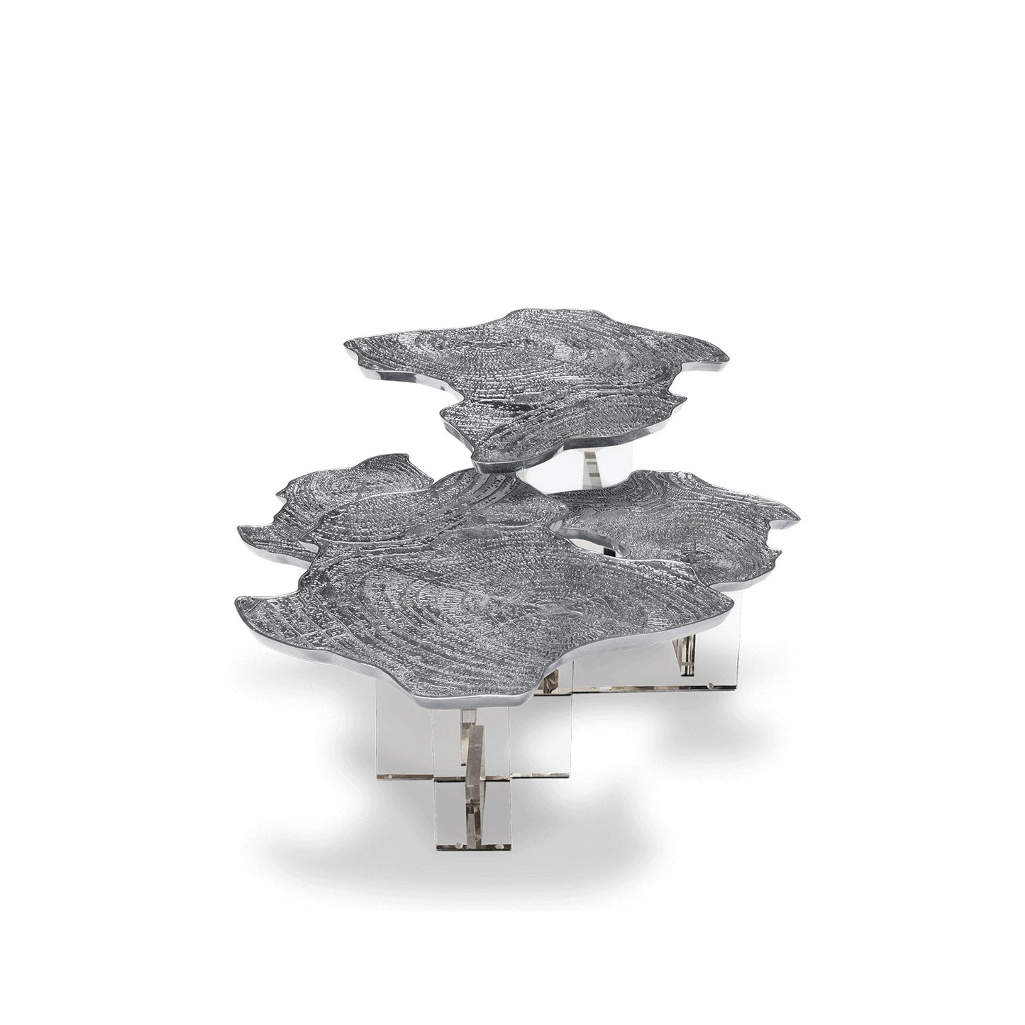 Monet - Low Metal/Wood coffee table by Boca Do Lobo #Silver