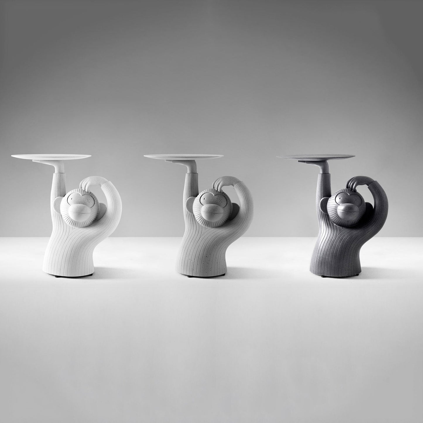 Round Concrete Side Table Monkey by Bd Barcelona Design