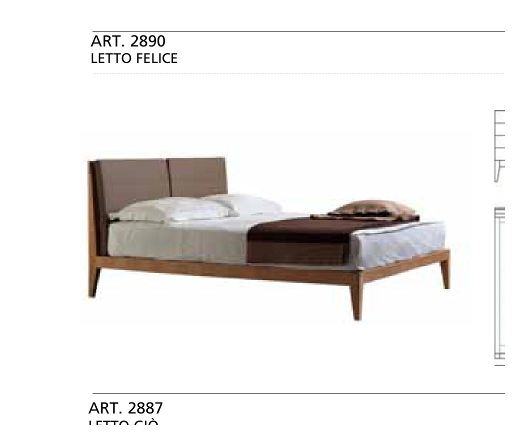 Morelato FELICE 2890 체리우드 침대