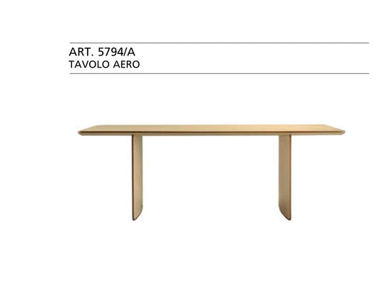 Morelato AERO 5794A 직사각 메이플 식탁