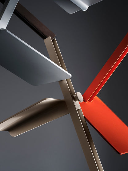 Museum side table, orange