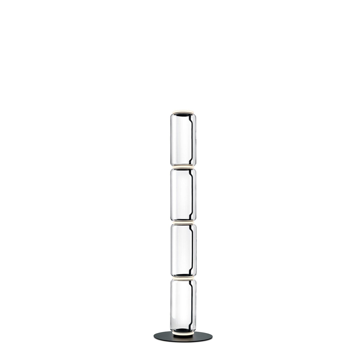 Noctambule Floor 4 High Cylinder Big Base Lamp by Flos