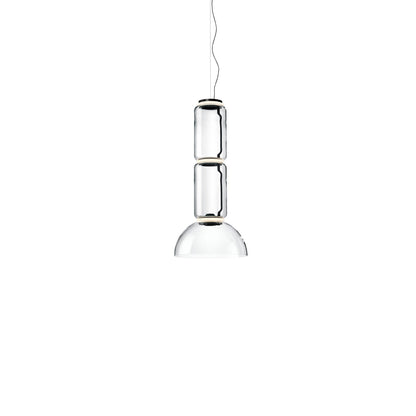 Noctambule Suspension 2 Low Cylinder Bowl Lamp by Flos