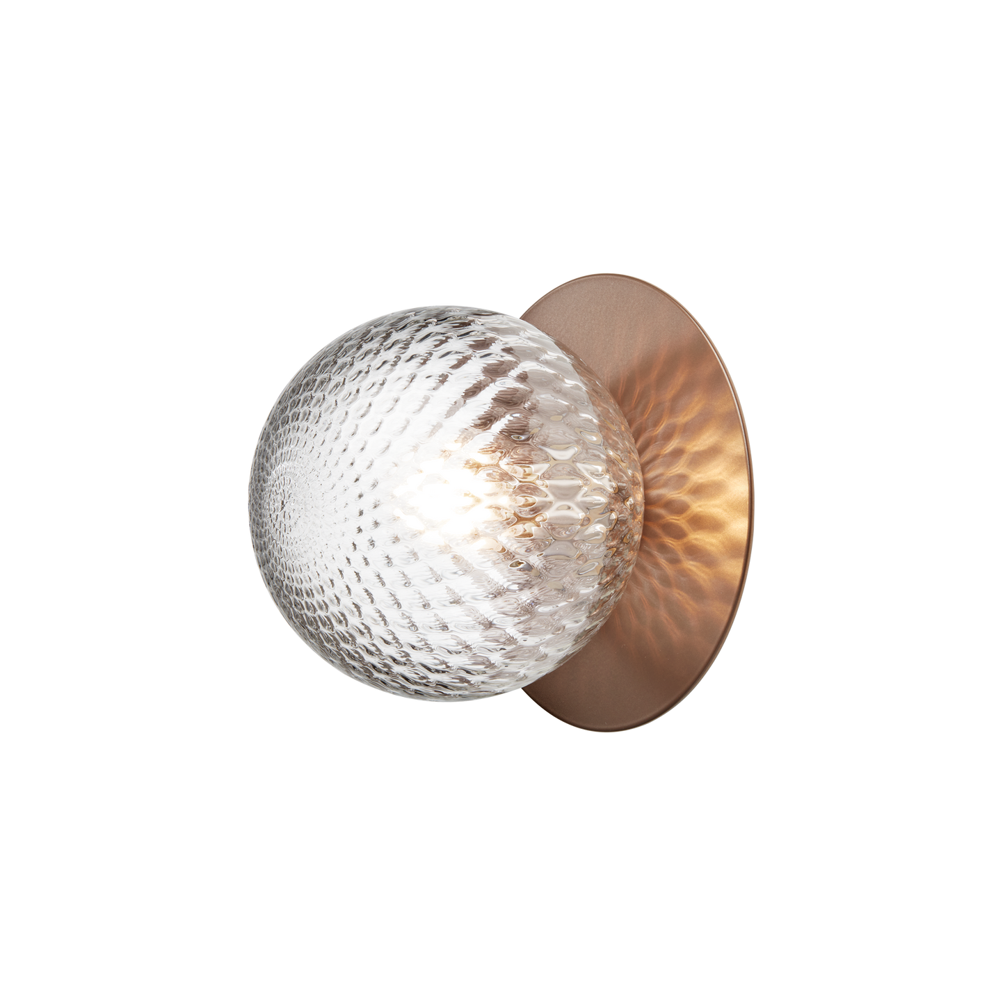 Liila 1 Wall/ Ceiling Light Medium by Nuura #Dark bronze / Clear