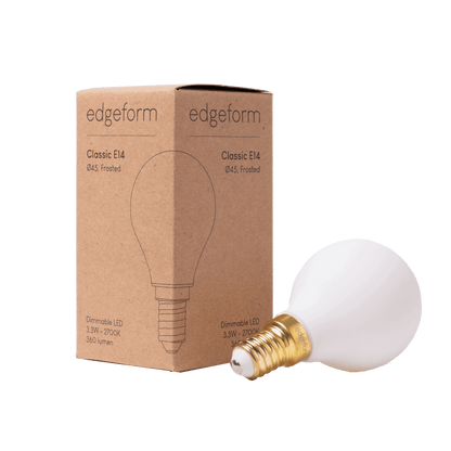 Edgeform Classic Bulb E14 3.3W Frosted Dimmable