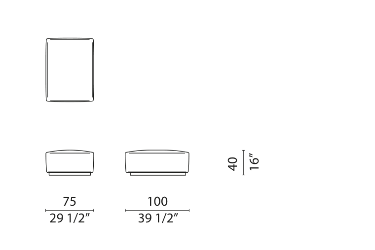 OBLONG PLUS - Open Module module drawing