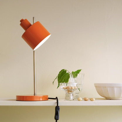 Dyberg Larsen Ocean Table Lamp Orange/ Brass