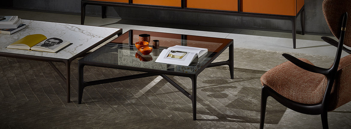 Odile quadrato / square - marble top 75x75
