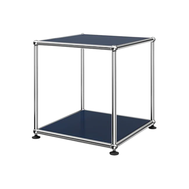 1x1 Metal Side Table [W350XD350XH350] by Usm #Steel Blue [RAL 5011]