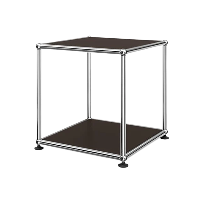 1x1 Metal Side Table [W350XD350XH350] by Usm #USM Brown