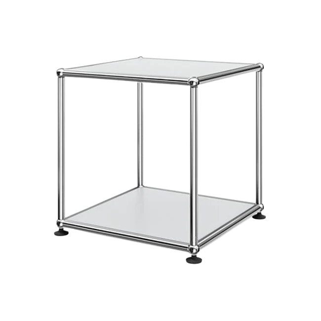1x1 Metal Side Table [W350XD350XH350] by Usm #USM Matte Silver