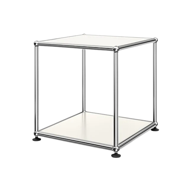 1x1 Metal Side Table [W350XD350XH350] by Usm #Pure White [RAL 9010]