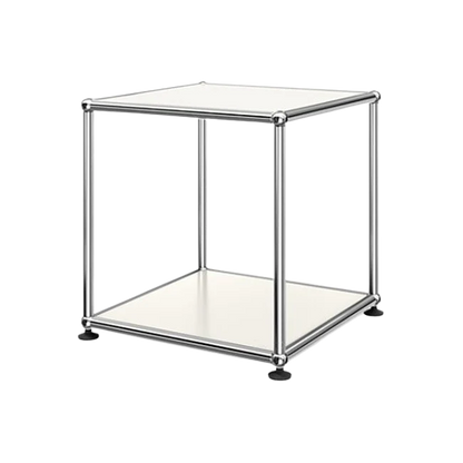 1x1 Metal Side Table [W350XD350XH350] by Usm #Pure White [RAL 9010]