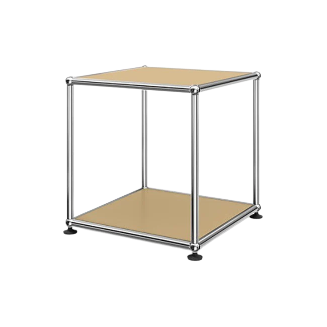 1x1 Metal Side Table [W350XD350XH350] by Usm #USM Beige