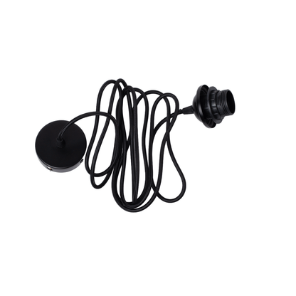 Edgeform E27 Cable Set for Pendant With Rosette 300 cm Black