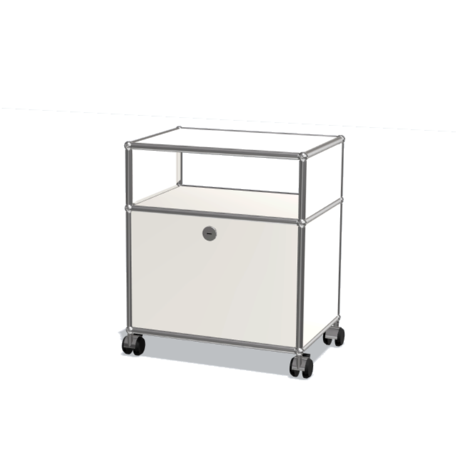 1x2 Module Sideboard (1 Lower Door & 3 Panels & Wheels) [W500XD350XH(350+175)]
