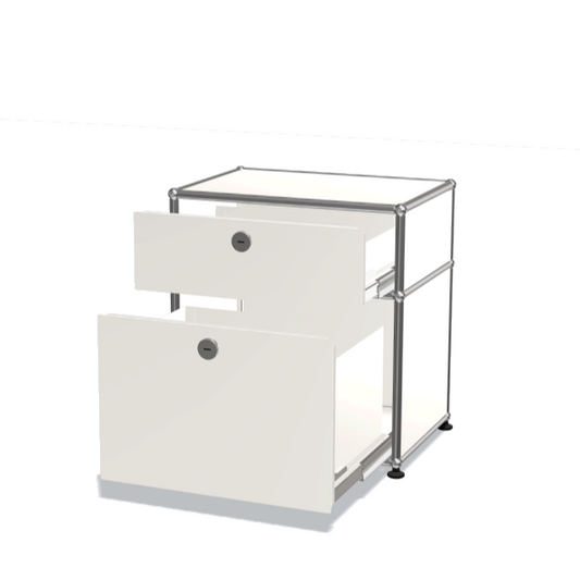 1x2 Module Sideboard (2 Extension Doors with Box) [W500XD350XH(350+175)]