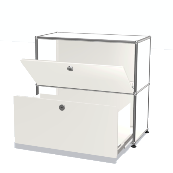 1x2 Module Sideboard (1 Top Drop-Down Door & 1 Bottom Extension Door with Box) [W750XD350XH(350+350)]