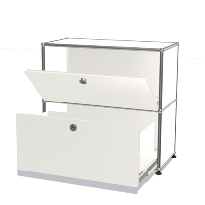 1x2 Module Sideboard (1 Top Drop-Down Door & 1 Bottom Extension Door with Box) [W750XD350XH(350+350)]