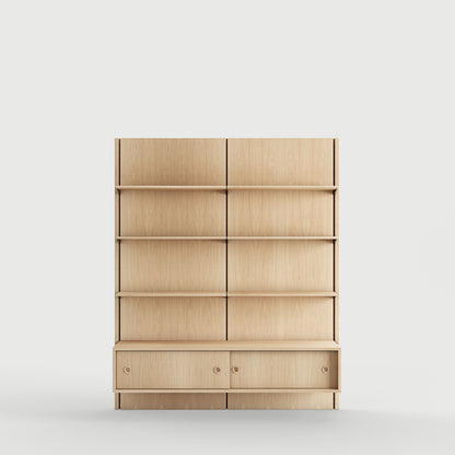 Panel System 2B - Oak Clear Oil