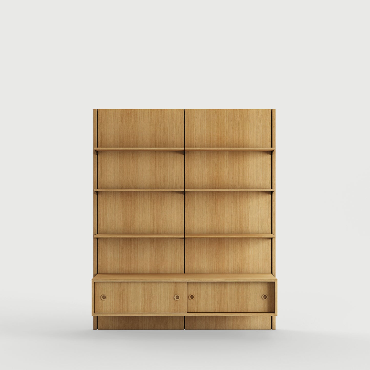 Panel System 2B - Oak Dark Oil