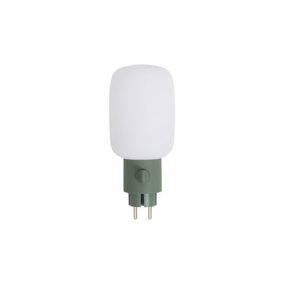 Plug-In Lamp Shade by Pedestal #Mossy Green
