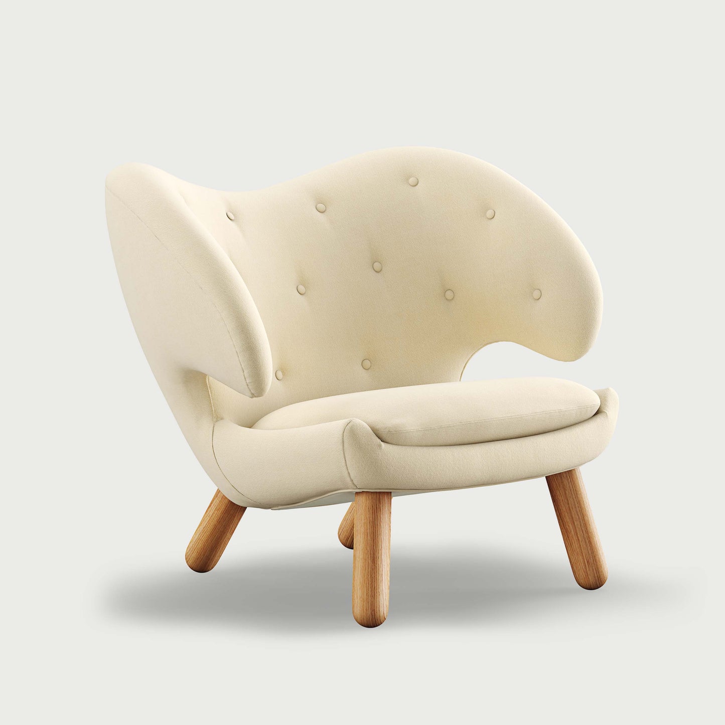 THE PELICAN CHAIR (With Buttons) (Upholstery Material - Vidar)