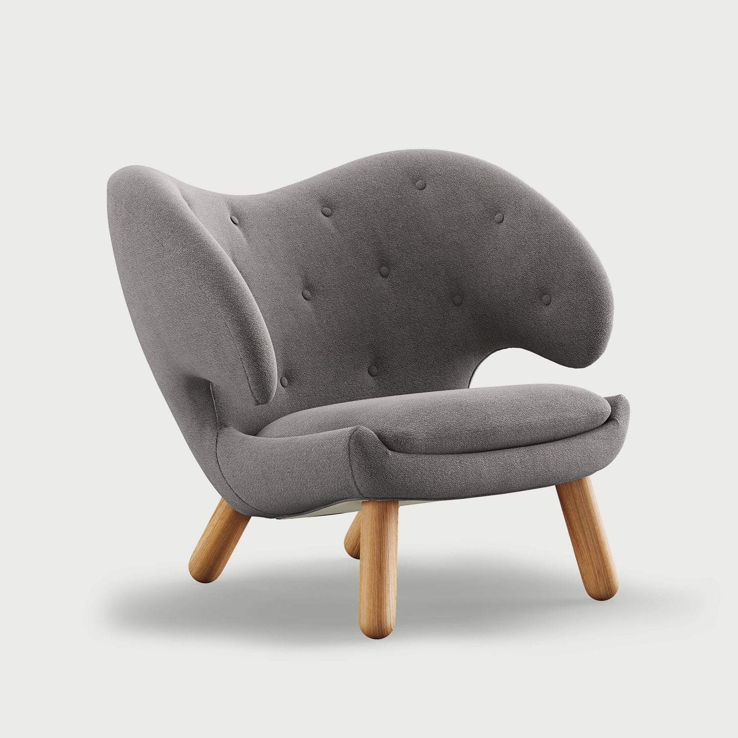 THE PELICAN CHAIR (With Buttons) (Upholstery Material - Vidar)