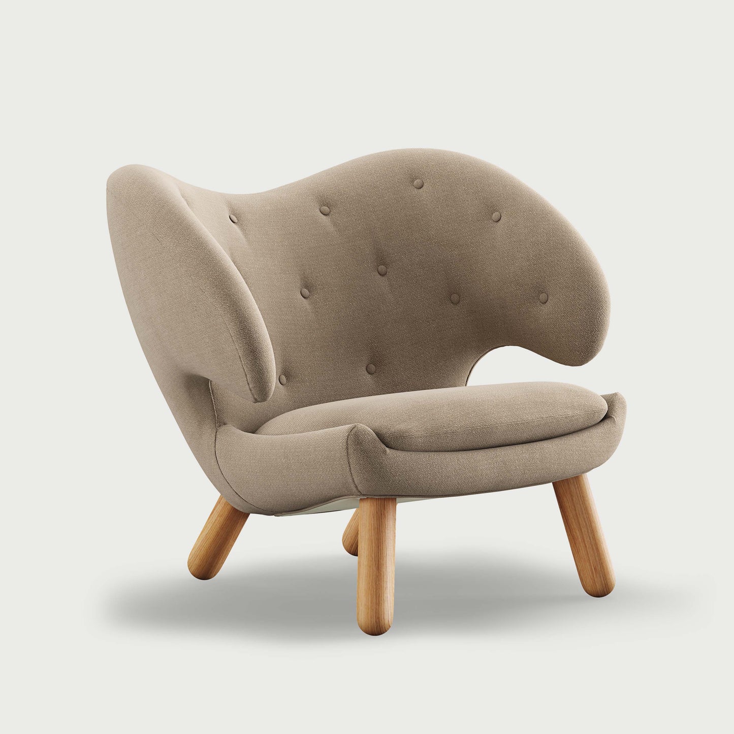 THE PELICAN CHAIR (With Buttons) (Upholstery Material - Vidar)