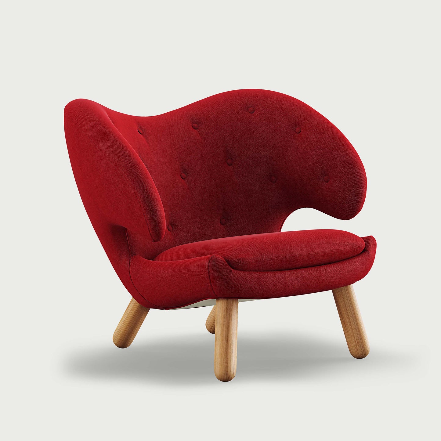 THE PELICAN CHAIR (With Buttons) (Upholstery Material - Vidar)