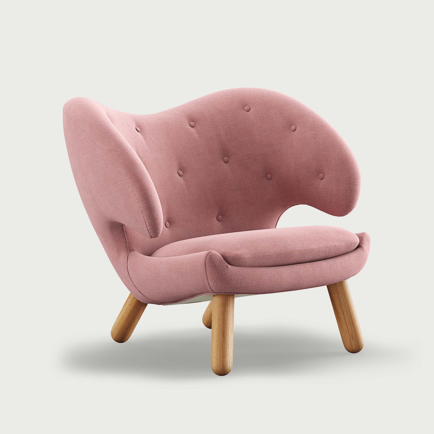 THE PELICAN CHAIR (With Buttons) (Upholstery Material - Vidar)