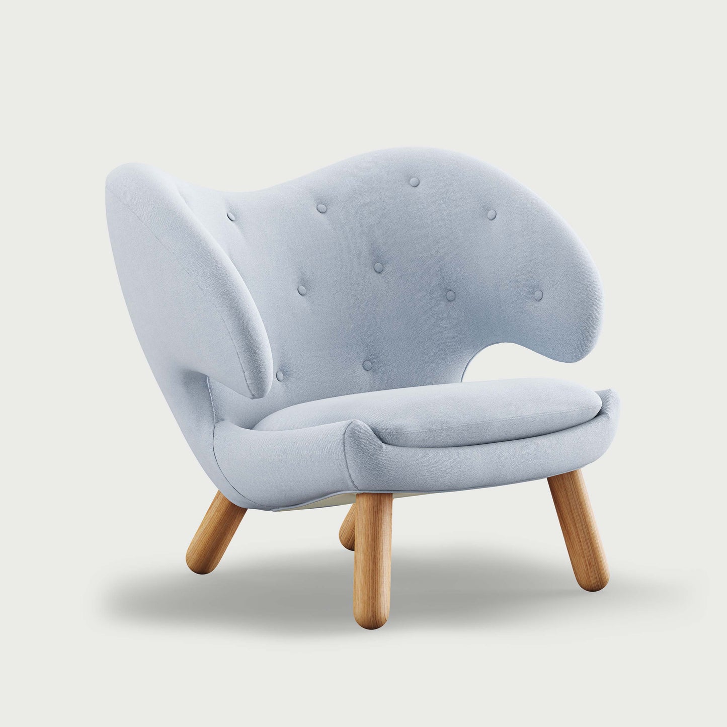 THE PELICAN CHAIR (With Buttons) (Upholstery Material - Vidar)
