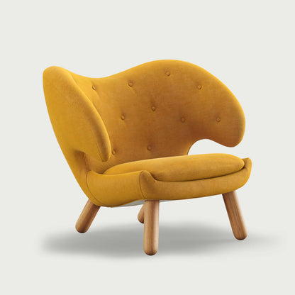 THE PELICAN CHAIR (With Buttons) (Upholstery Material - Watercolour)