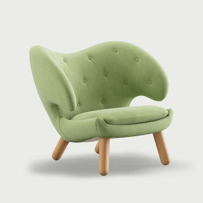 THE PELICAN CHAIR (With Buttons) (Upholstery Material - Watercolour)