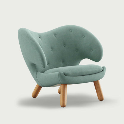 THE PELICAN CHAIR (With Buttons) (Upholstery Material - Watercolour)