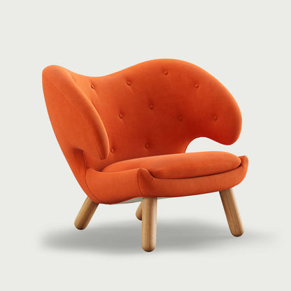 THE PELICAN CHAIR (With Buttons) (Upholstery Material - Watercolour)