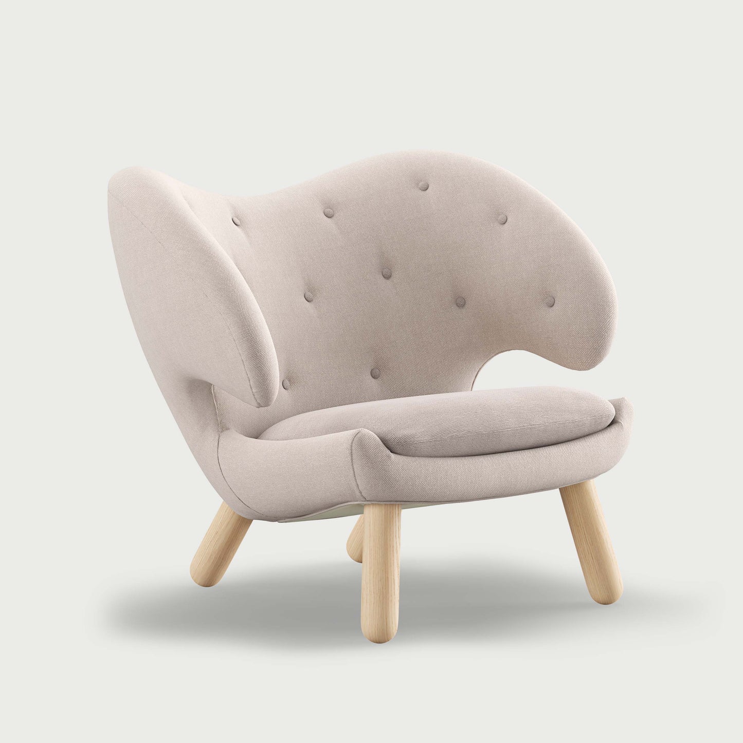 THE PELICAN CHAIR (With Buttons) (Upholstery Material - Hallingdal)