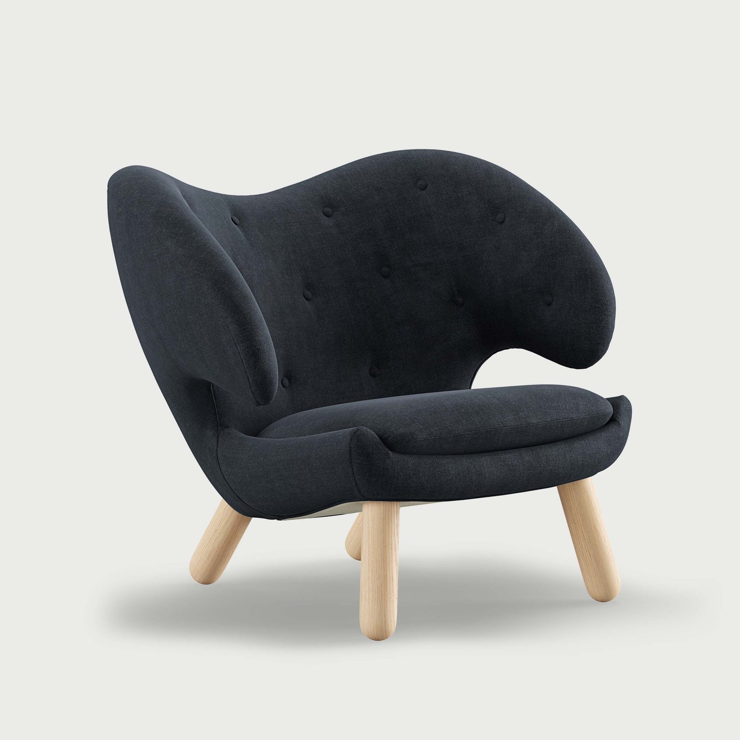 THE PELICAN CHAIR (With Buttons) (Upholstery Material - Remix)