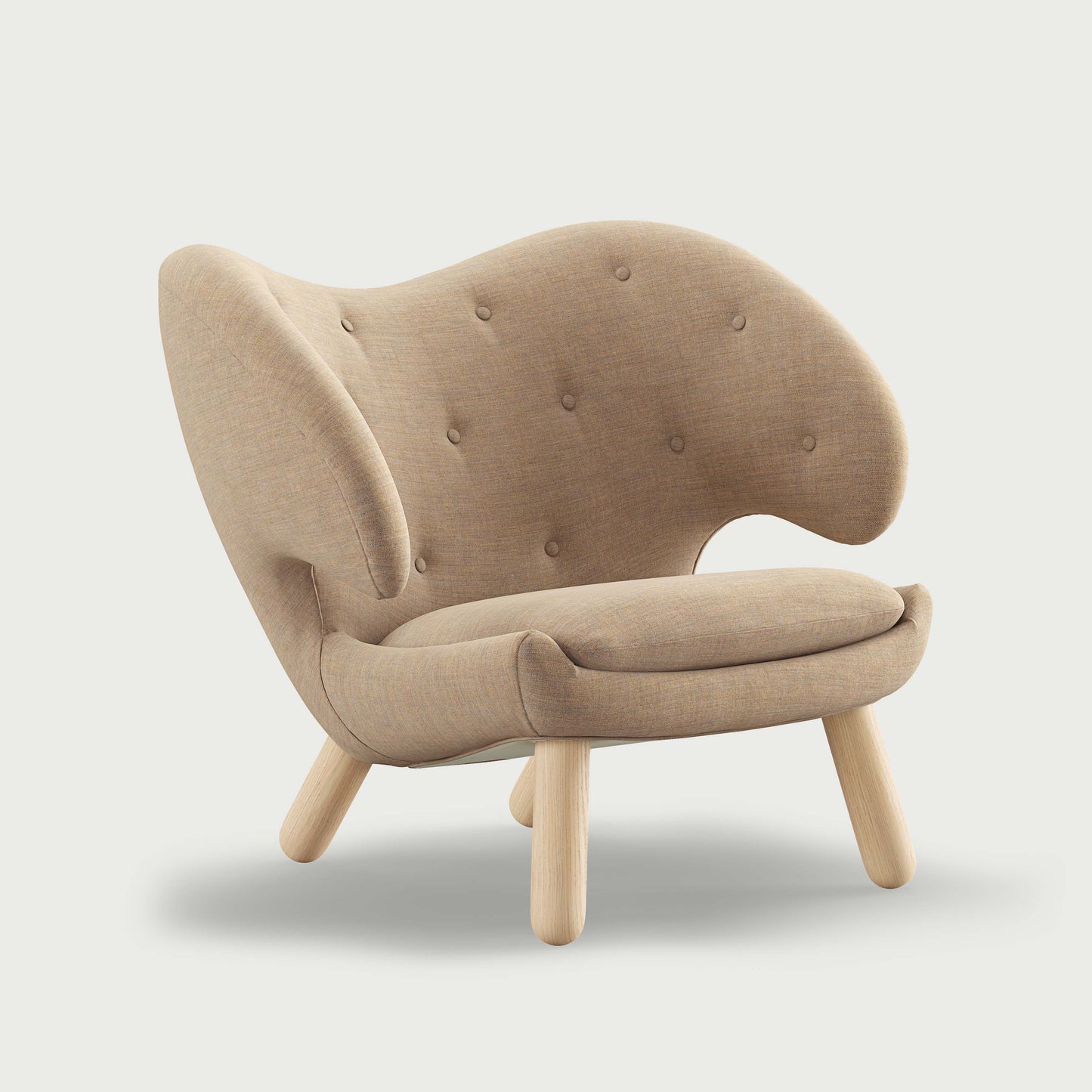 THE PELICAN CHAIR (With Buttons) (Upholstery Material - Remix)