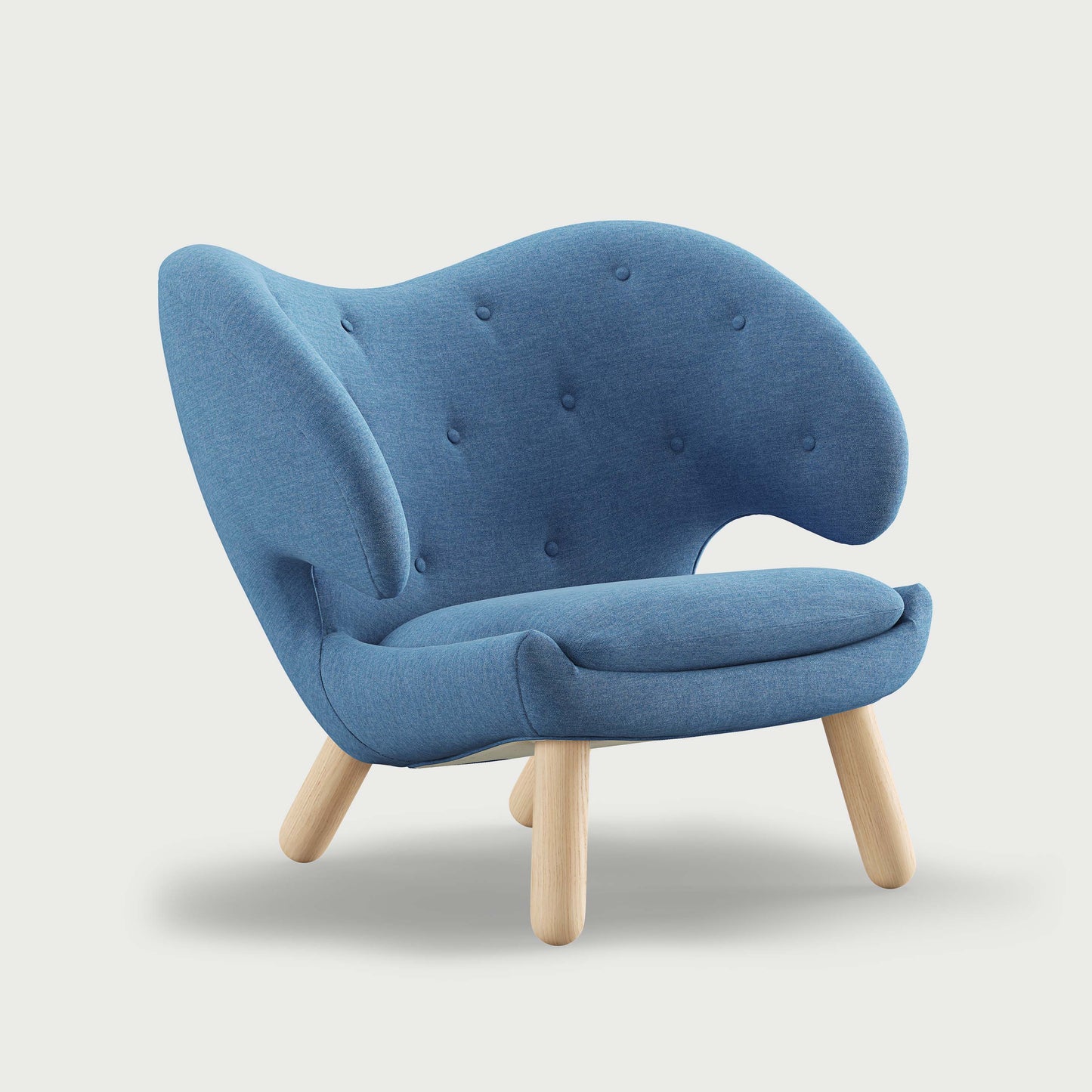 THE PELICAN CHAIR (With Buttons) (Upholstery Material - Remix)