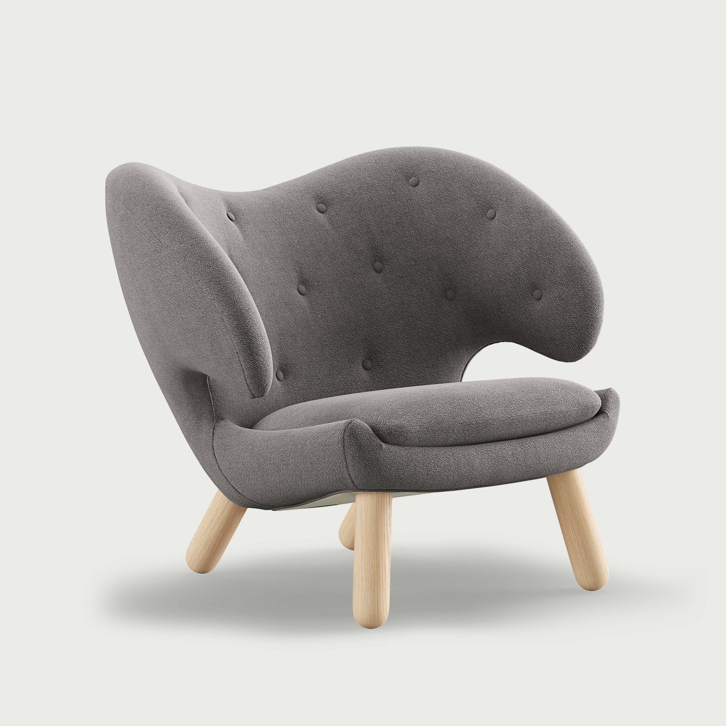 THE PELICAN CHAIR (With Buttons) (Upholstery Material - Vidar)