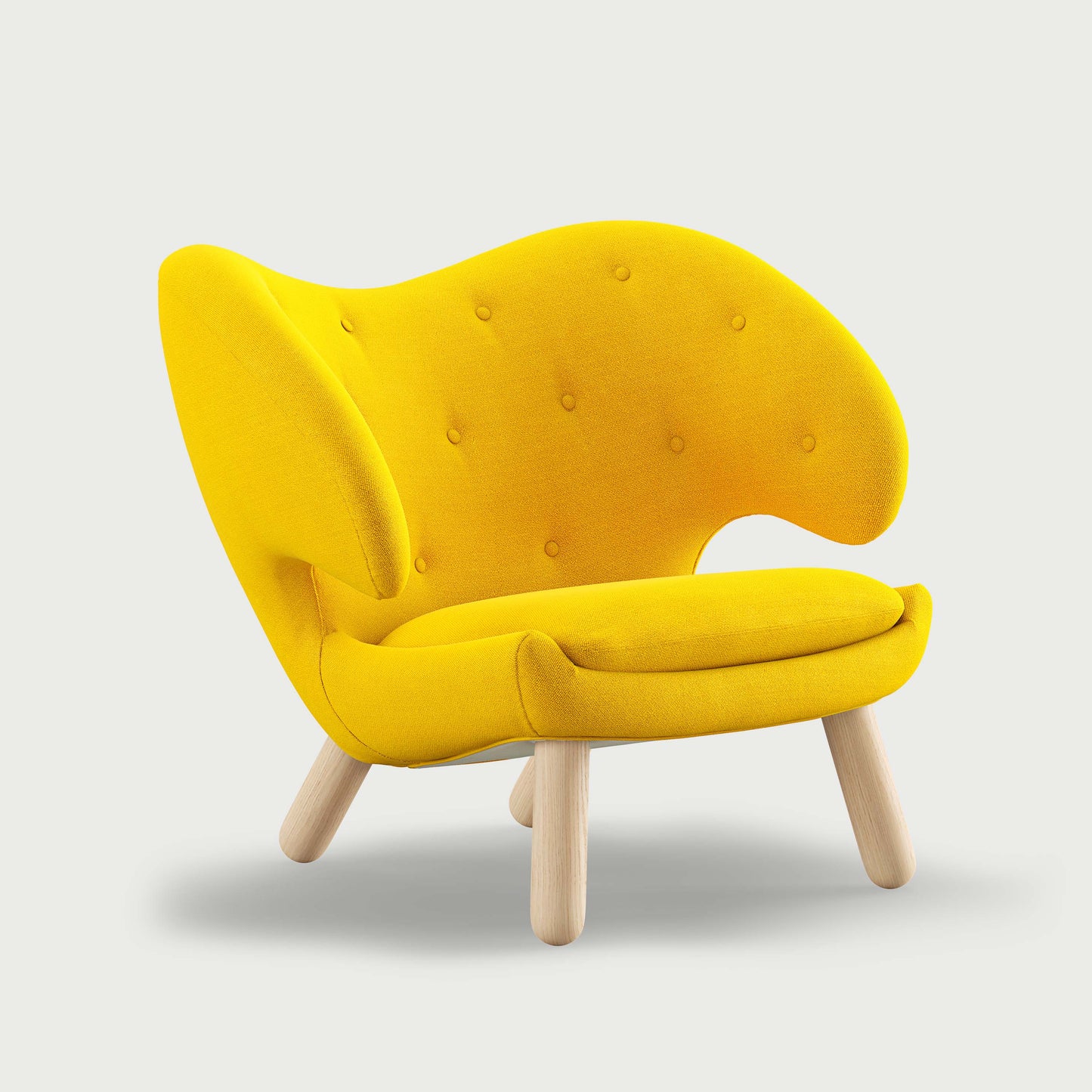 THE PELICAN CHAIR (With Buttons) (Upholstery Material - Vidar)