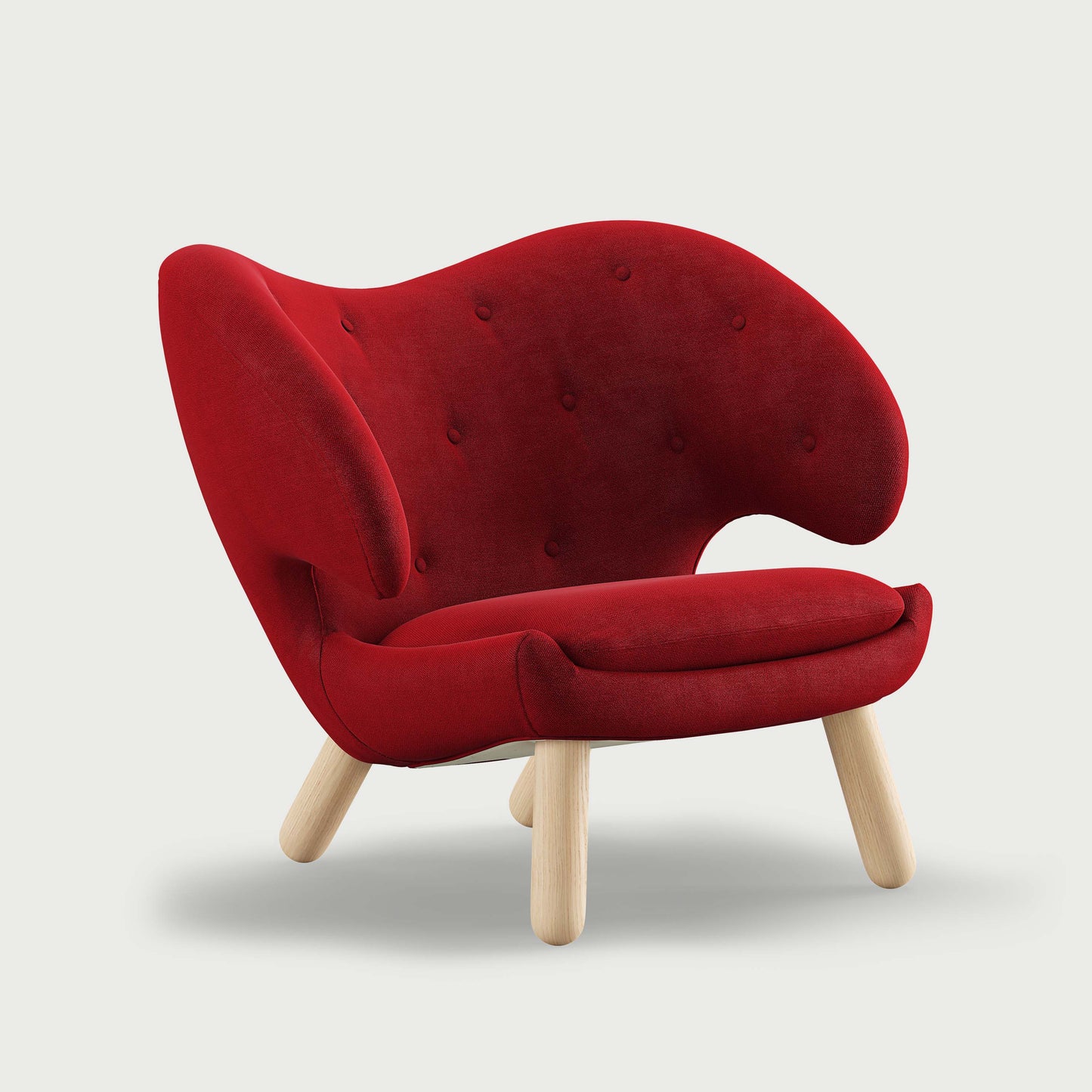 THE PELICAN CHAIR (With Buttons) (Upholstery Material - Vidar)
