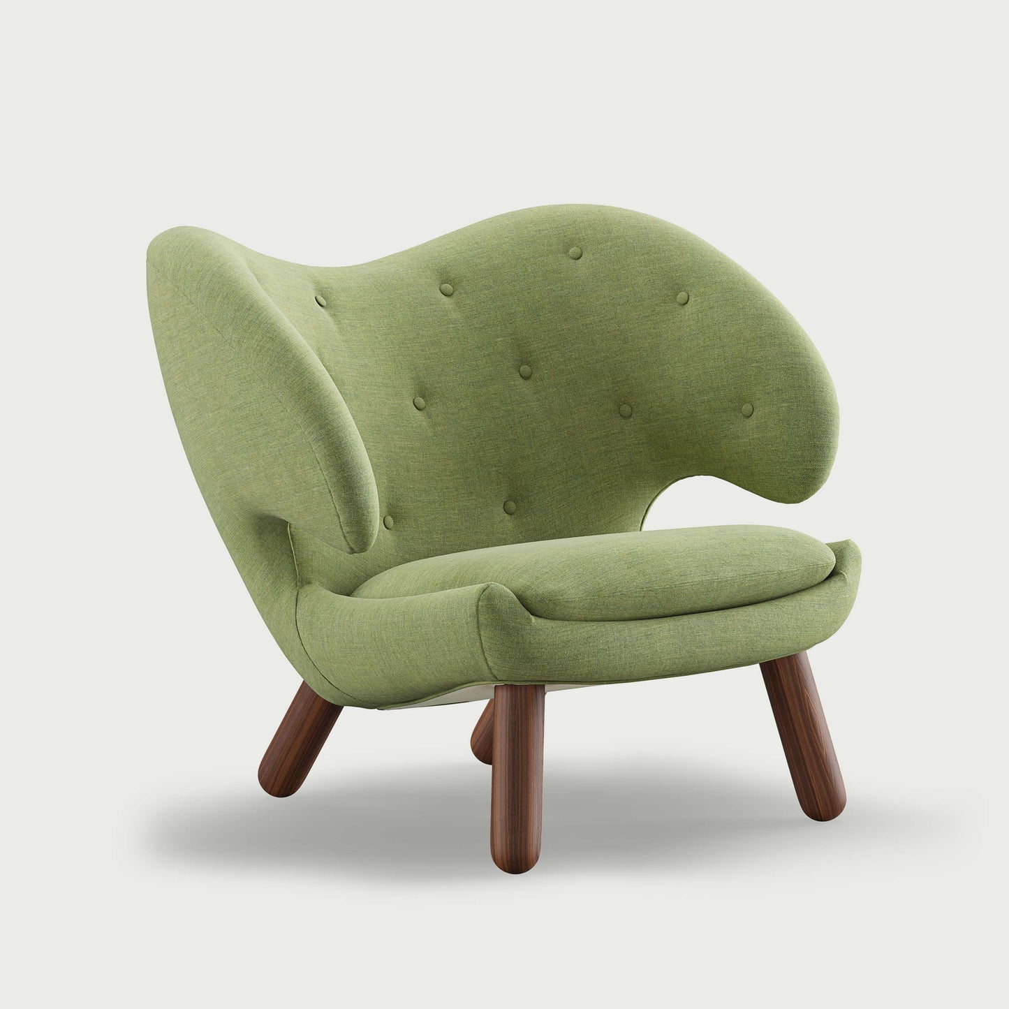 THE PELICAN CHAIR (With Buttons) (Upholstery Material - Remix)