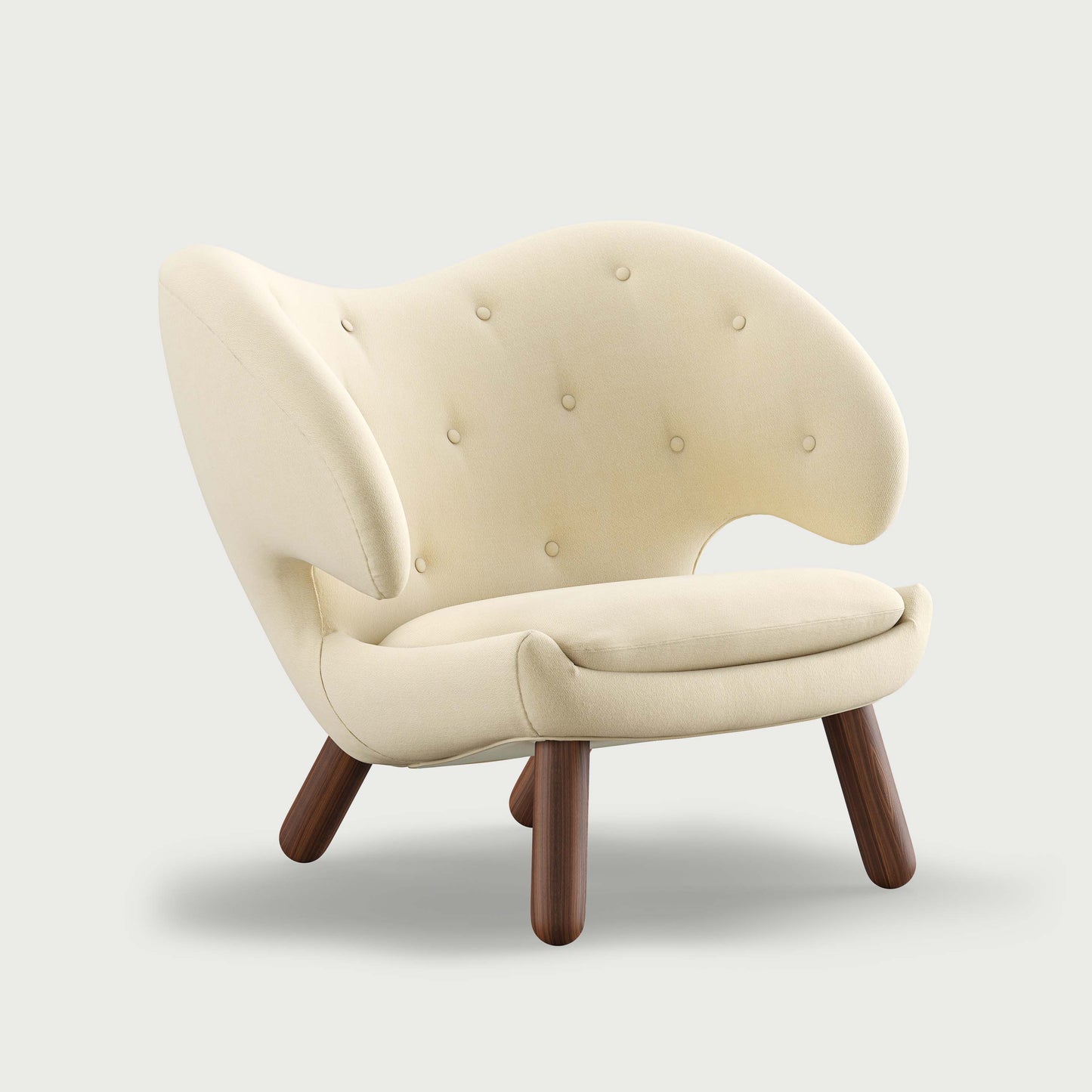 THE PELICAN CHAIR (With Buttons) (Upholstery Material - Vidar)
