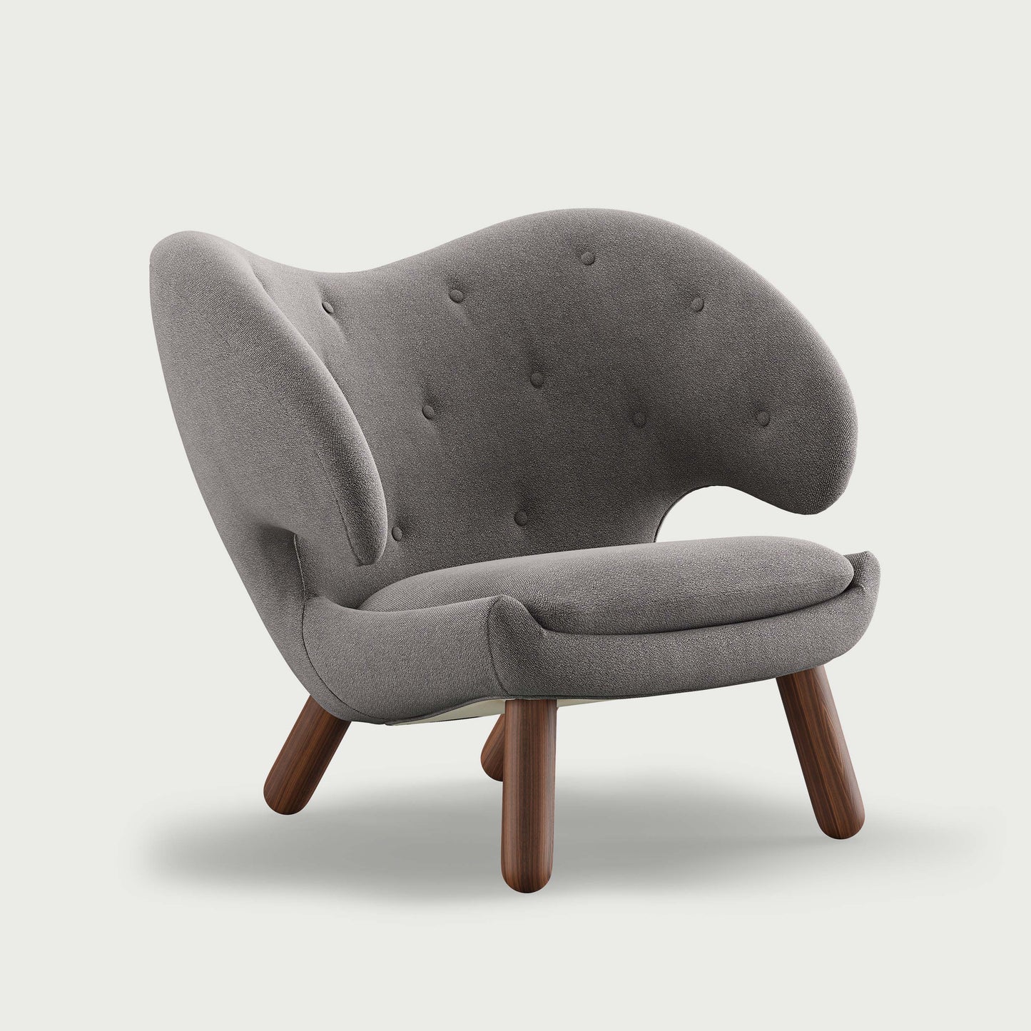 THE PELICAN CHAIR (With Buttons) (Upholstery Material - Vidar)