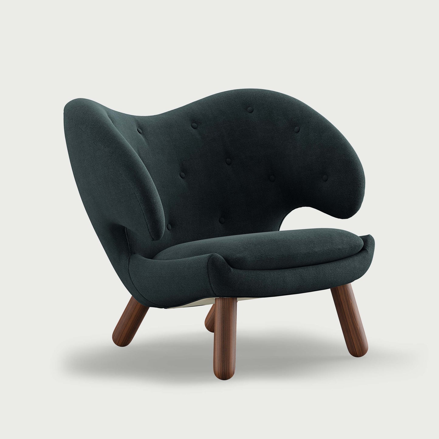 THE PELICAN CHAIR (With Buttons) (Upholstery Material - Vidar)