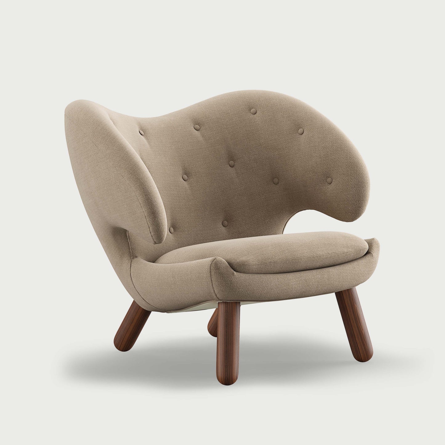 THE PELICAN CHAIR (With Buttons) (Upholstery Material - Vidar)
