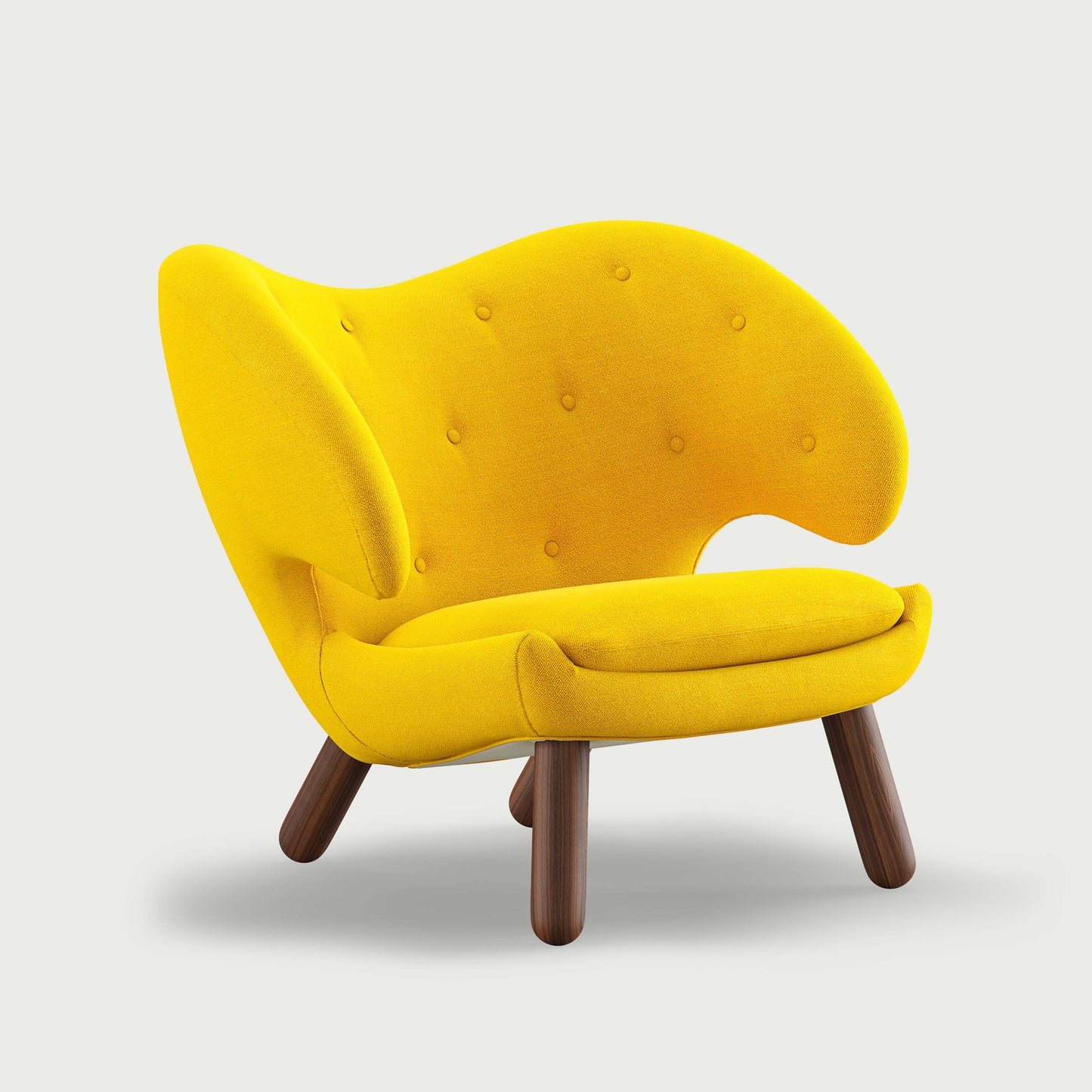 THE PELICAN CHAIR (With Buttons) (Upholstery Material - Vidar)